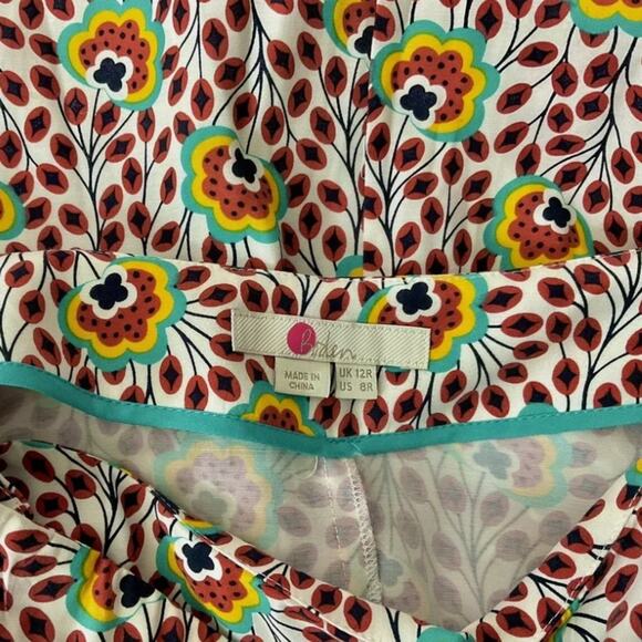 Boden wrap skirt new, never used size 8 midi w/ bonus pockets light weight - Picture 6 of 11